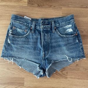 Levi’s High Waist Short Jean Shorts